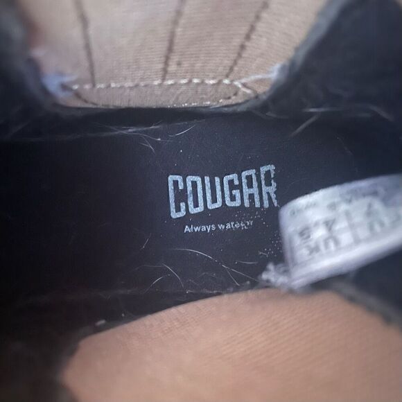 COUGAR Chelsea Brown Tan Suede Leather Boots Womens Size 7 Waterproof - Picture 7 of 11